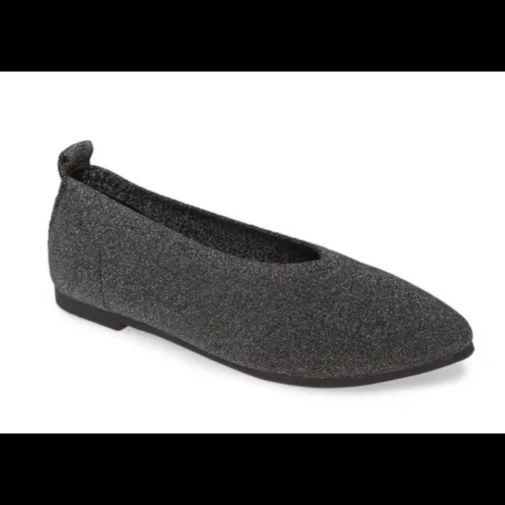 Bernie Mev New York Safira Pewter Flats🖤